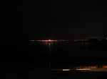 SX17014 View to Porthcawl at night from Ogmore river mouth.jpg